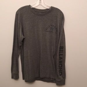 Grey Billabong Long Sleeve - Large